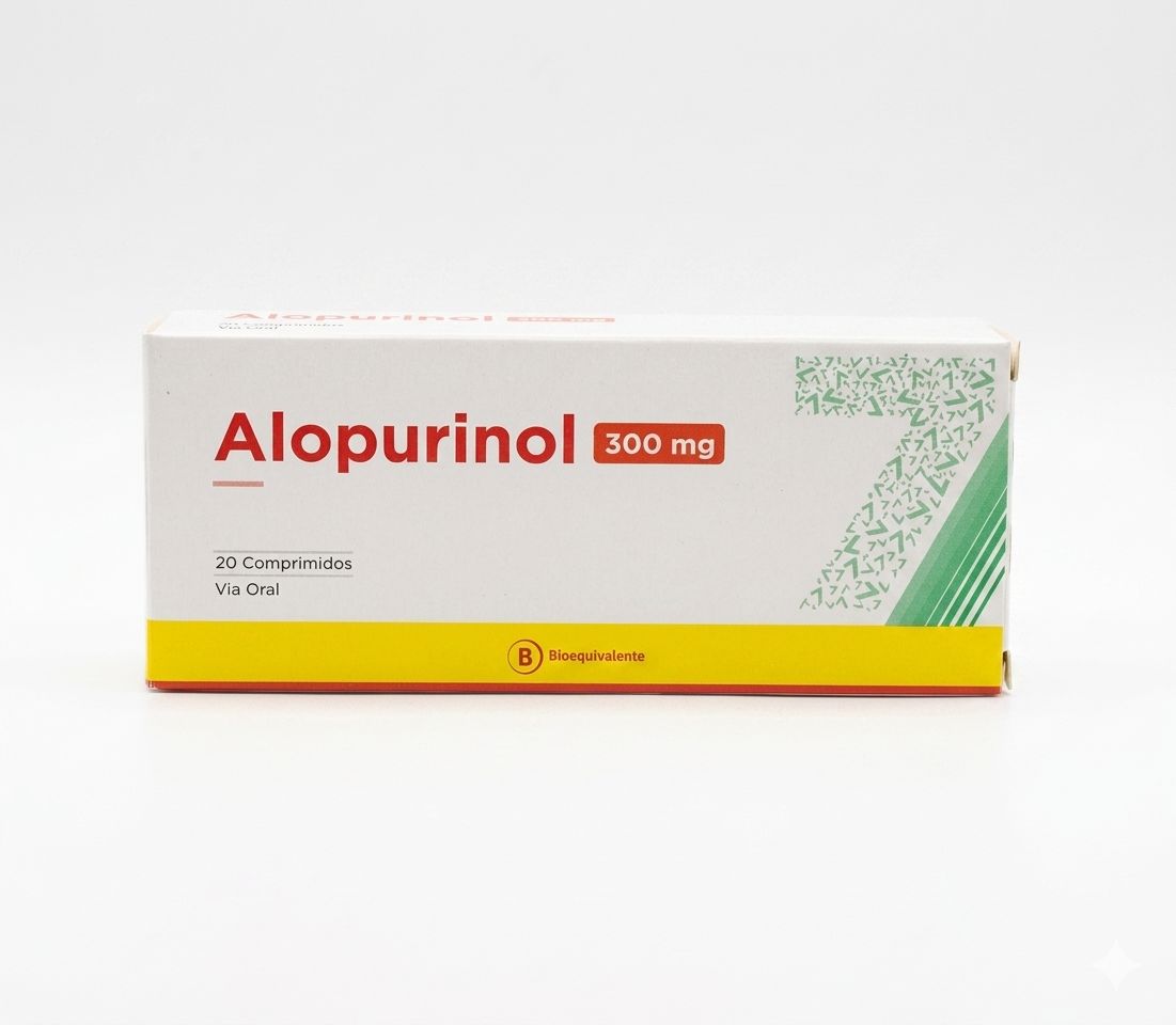 Alopurinol 300 mg x 20 comprimido SEVEN PHARMA